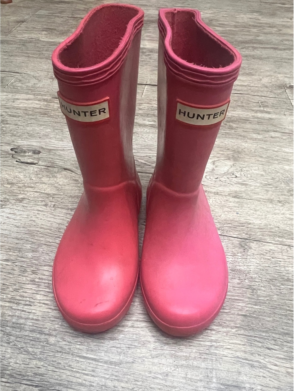Hunter Kids Pink Rain Boots size 9